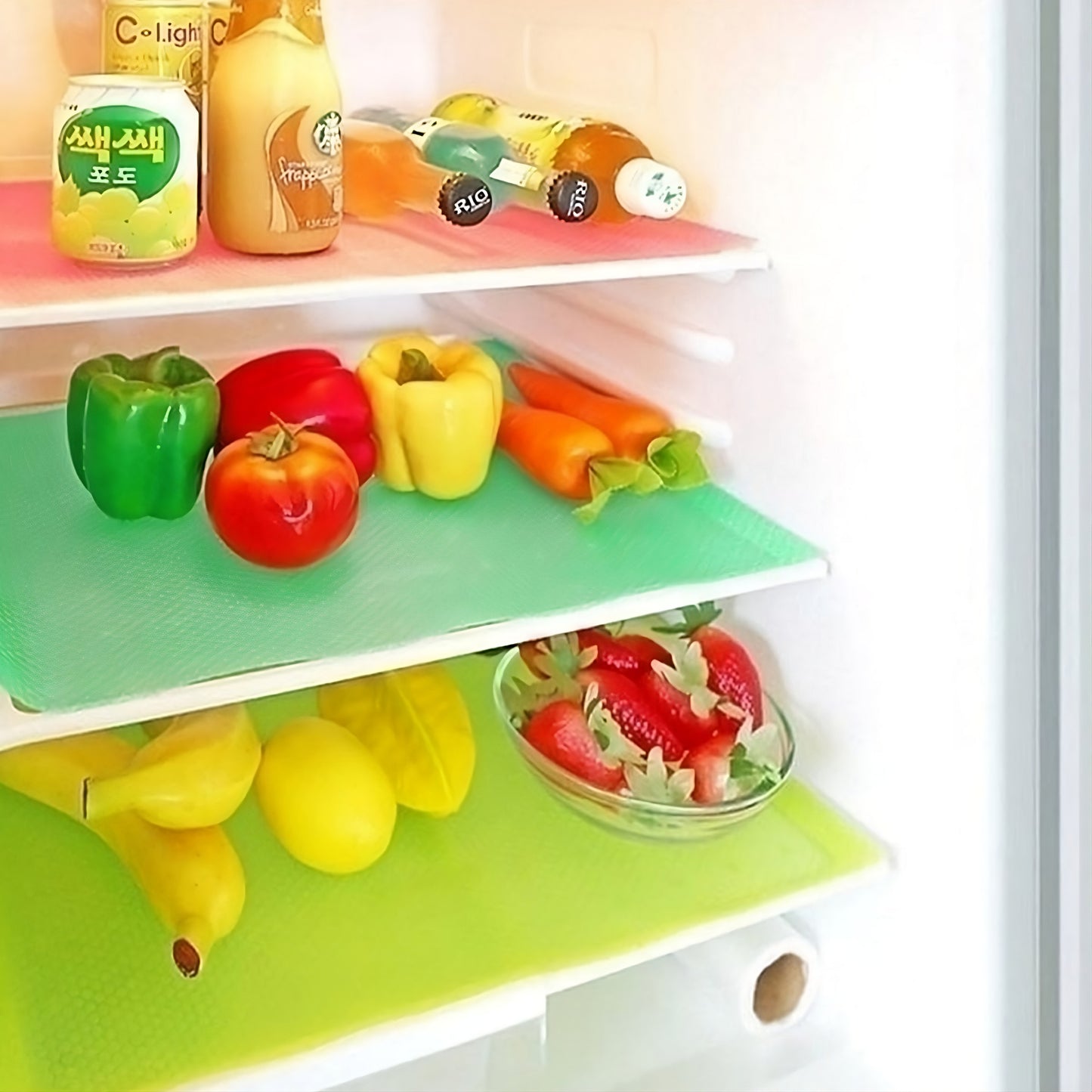 Anti-Bacterial Fridge Mat, Non-stick Rol