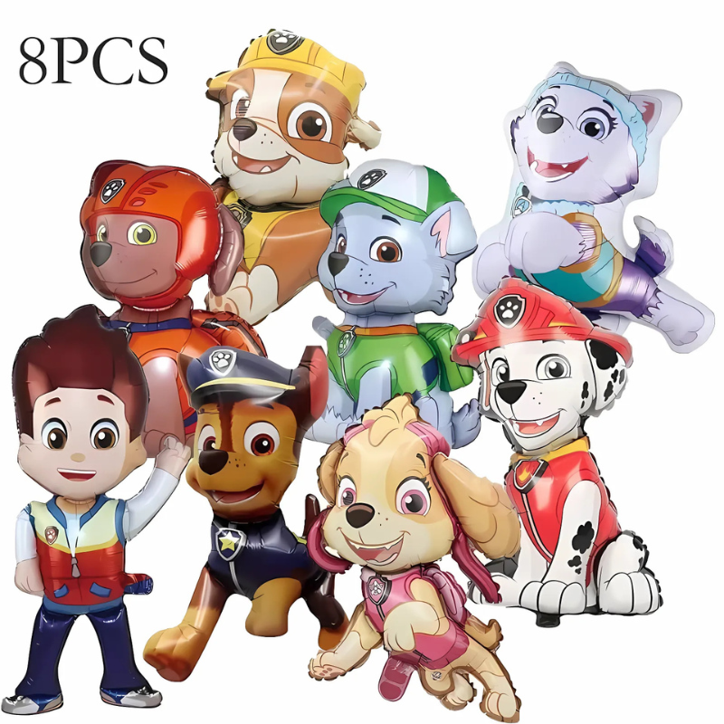 Paw Patrol Birthday Party Set – Decorations, Tableware & Balloons for Boys