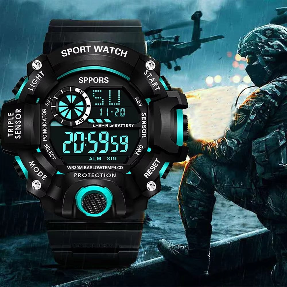 Men's Multifunction Digital Sports Watch