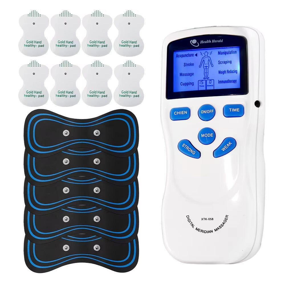 EMS TENS Muscle Stimulator – Digital Massager for Pain Relief & Slimming