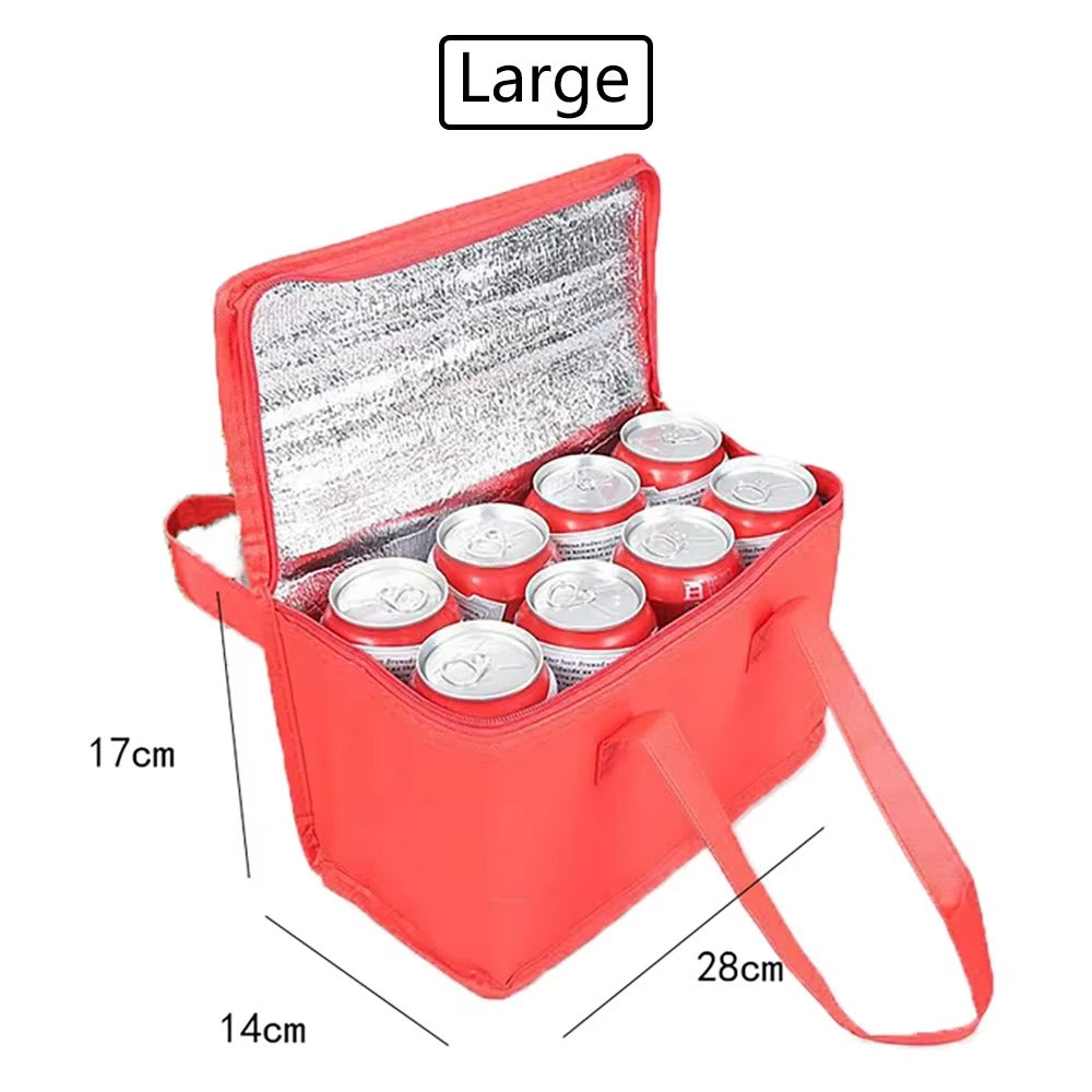 Portable Insulated Cooler Bag – Large Lunch & Picnic Tote