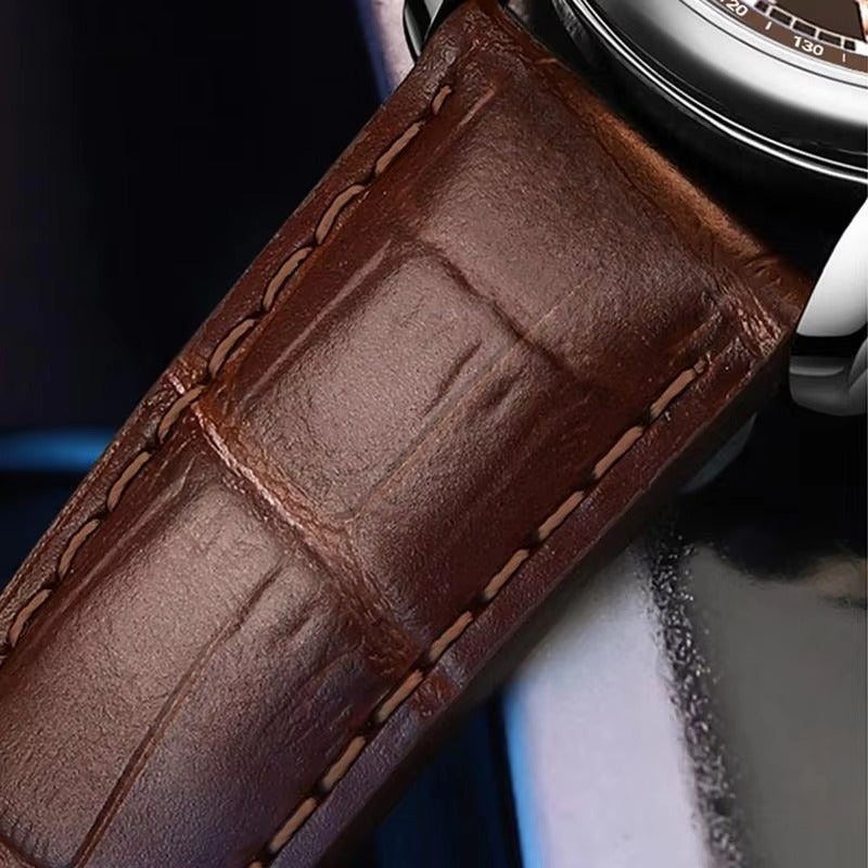 Men's Classic Leather Strap Casual Watch