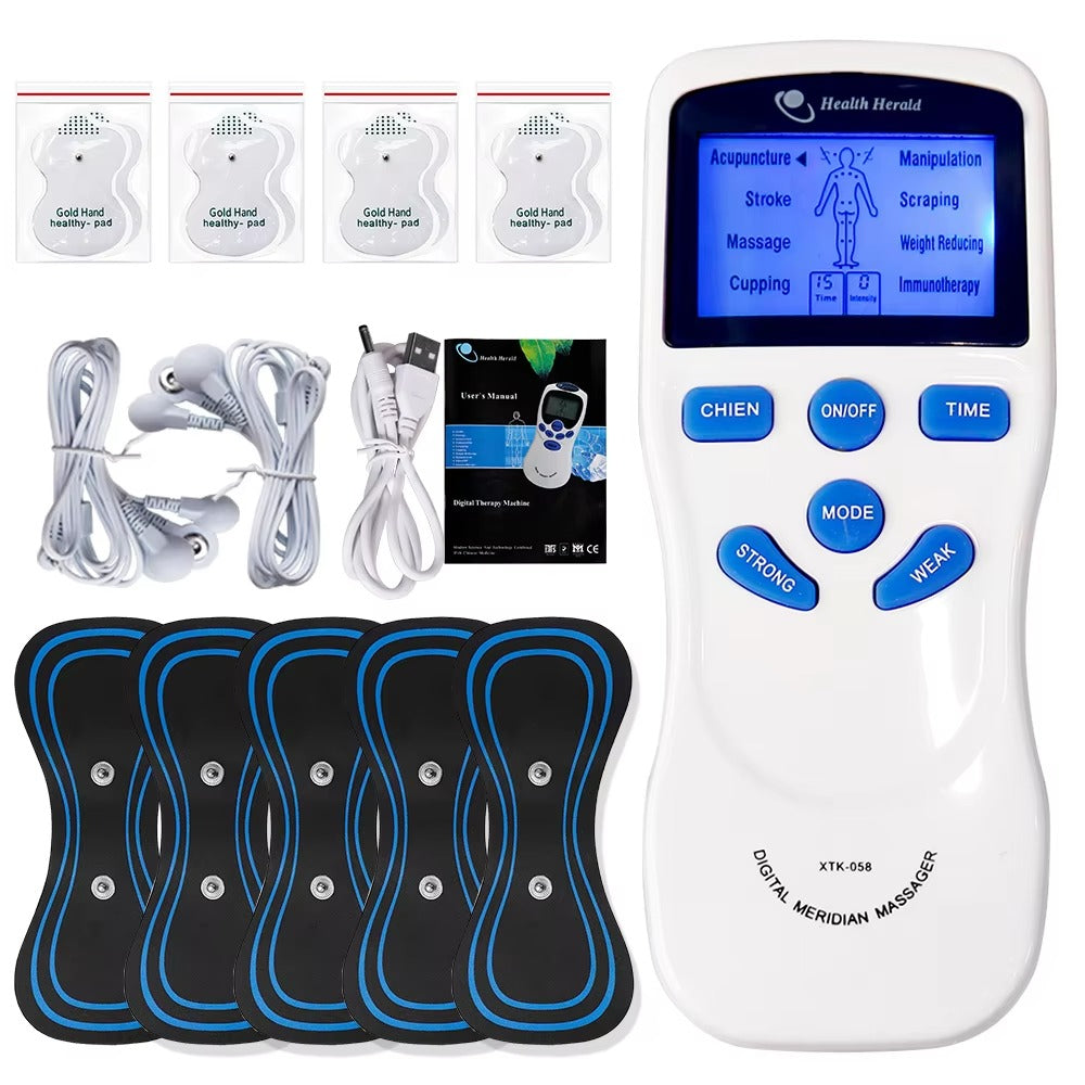 EMS TENS Muscle Stimulator – Digital Massager for Pain Relief & Slimming