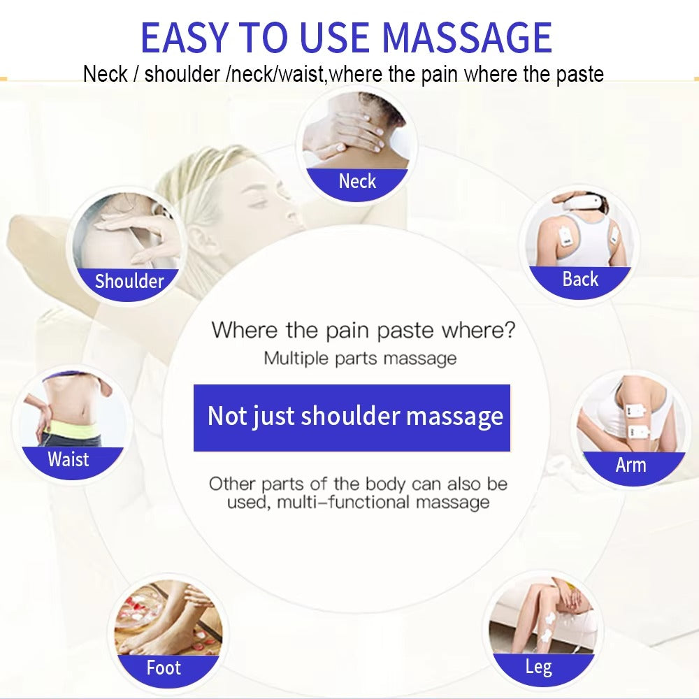 EMS TENS Muscle Stimulator – Digital Massager for Pain Relief & Slimming