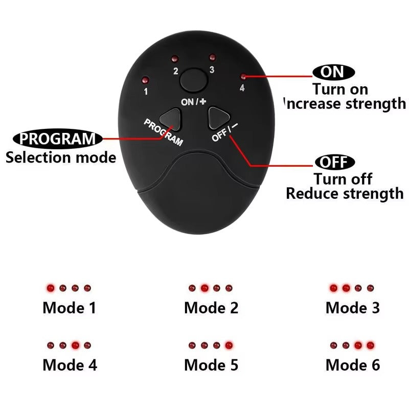 EMS TENS Muscle Stimulator – Digital Massager for Pain Relief & Slimming