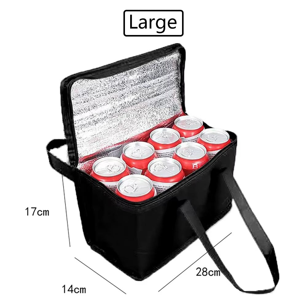 Portable Insulated Cooler Bag – Large Lunch & Picnic Tote