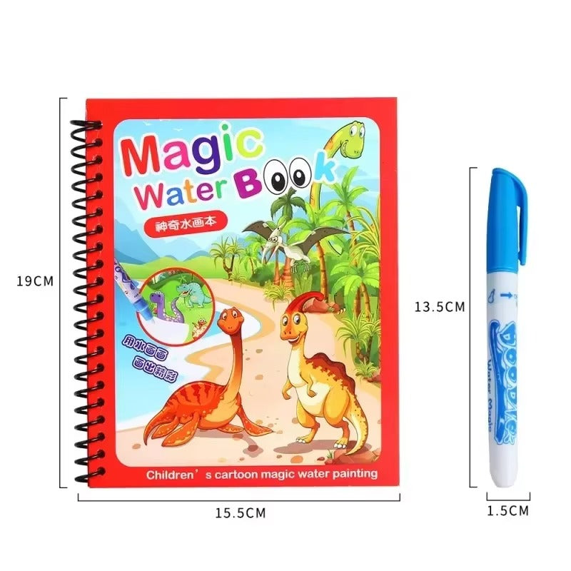 Magic Water Painting Book – Montessori Educational Toy for Kids Ages 1–3