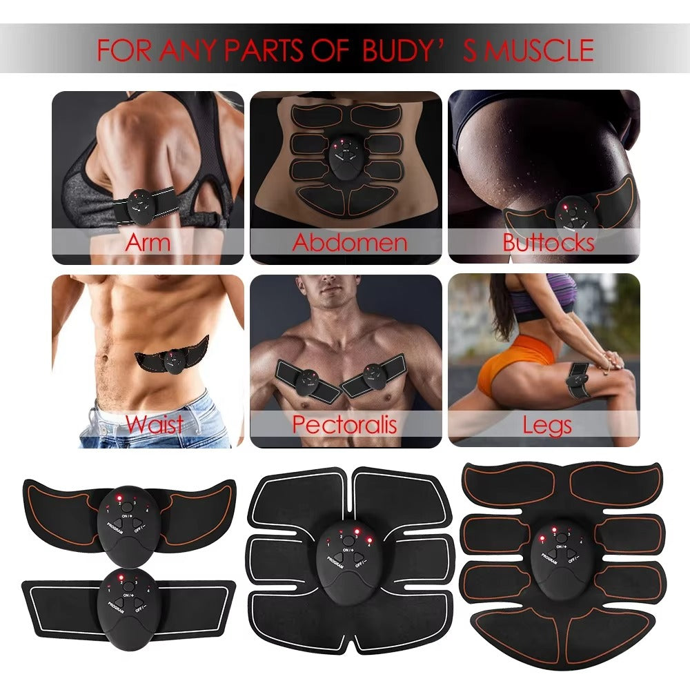 EMS TENS Muscle Stimulator – Digital Massager for Pain Relief & Slimming