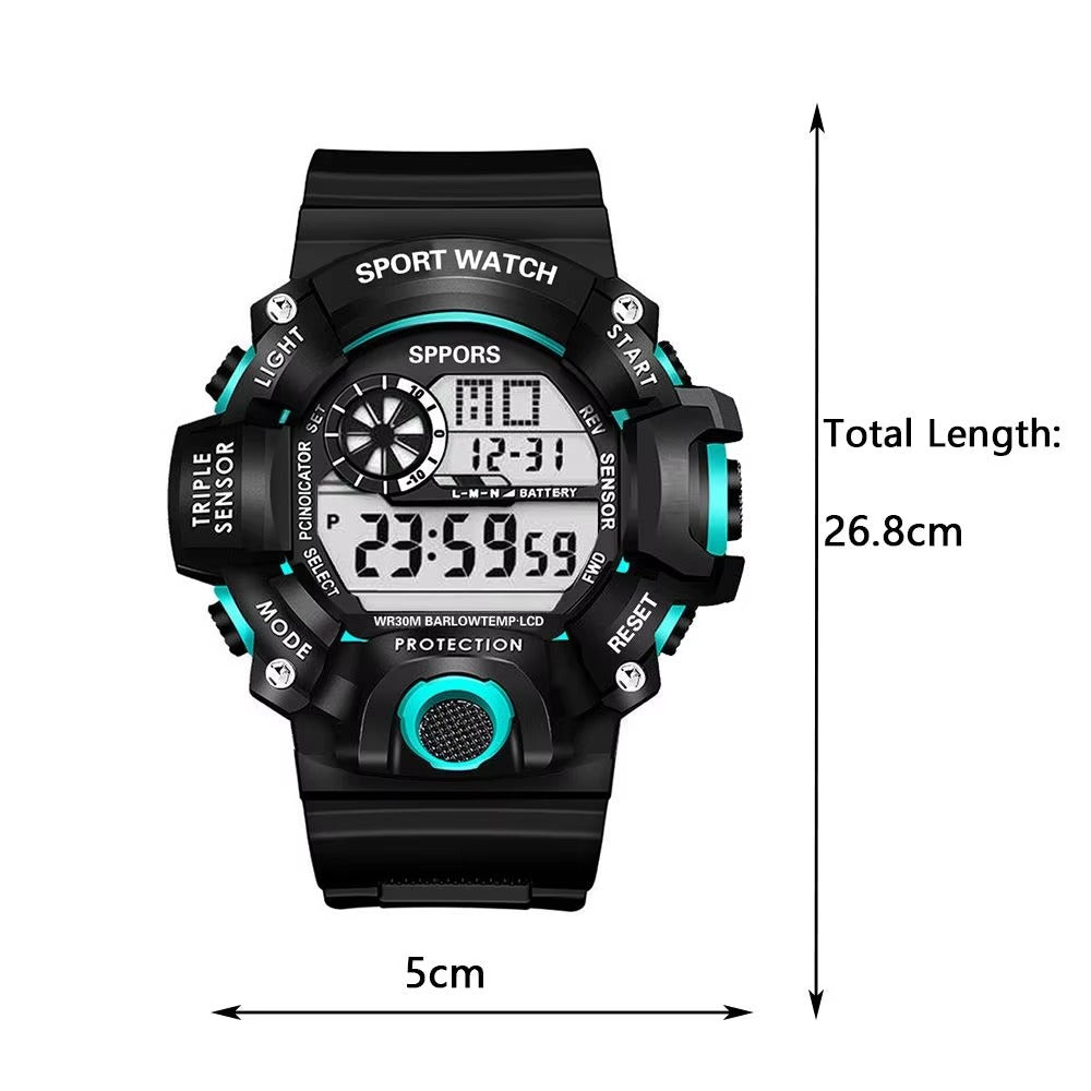 Men's Multifunction Digital Sports Watch